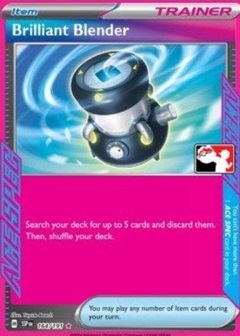 Carta Brilliant Blender (164/096) do set Liga BR — PPPS7 — Pokémon TCG | Bynx