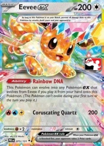 Eevee ex (075/096) — Liga BR — PPPS7
