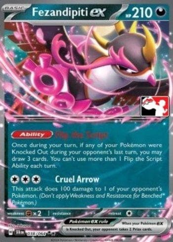 Carta Fezandipiti ex (038/096) do set Liga BR — PPPS7 — Pokémon TCG | Bynx