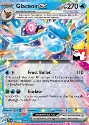 Carta Glaceon ex (026/096) do set Liga BR — PPPS7 — Pokémon TCG | Bynx