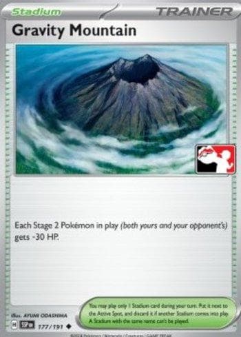 Carta Gravity Mountain (177/096) do set Liga BR — PPPS7 — Pokémon TCG | Bynx