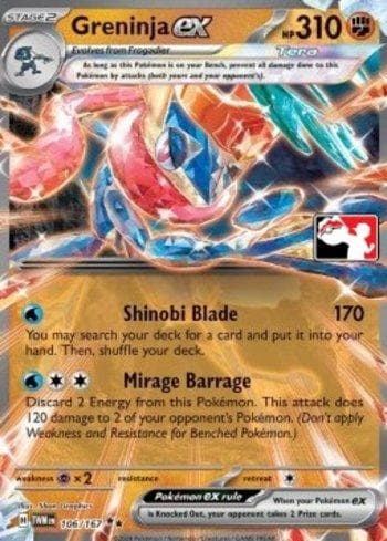 Carta Greninja ex (106/096) do set Liga BR — PPPS7 — Pokémon TCG | Bynx