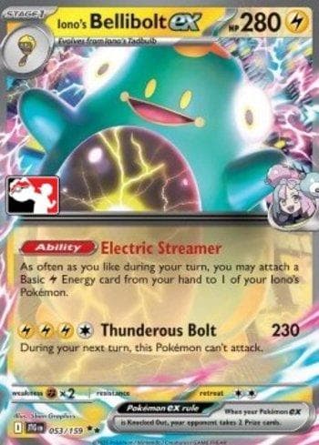 Carta Iono's Bellibolt ex (053b/096) do set Liga BR — PPPS7 — Pokémon TCG | Bynx