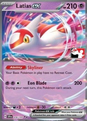 Carta Latias ex (076/096) do set Liga BR — PPPS7 — Pokémon TCG | Bynx