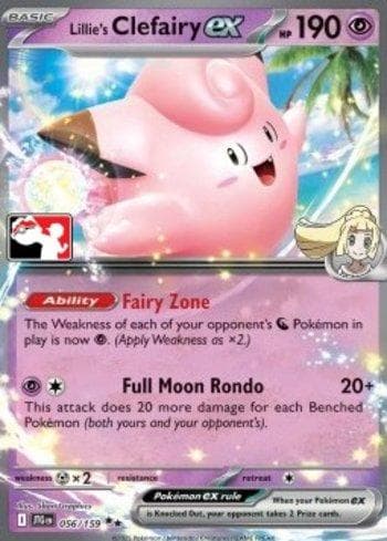Carta Lillie's Clefairy ex (056/096) do set Liga BR — PPPS7 — Pokémon TCG | Bynx