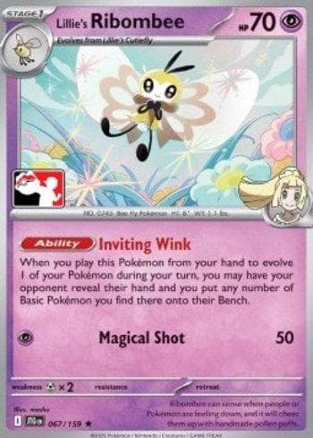 Carta Lillie's Ribombee (067/096) do set Liga BR — PPPS7 — Pokémon TCG | Bynx