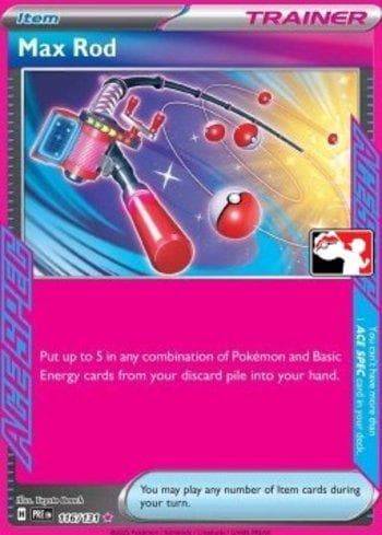 Carta Max Rod (116/096) do set Liga BR — PPPS7 — Pokémon TCG | Bynx