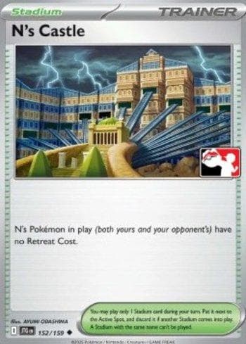 Carta N's Castle (152/096) do set Liga BR — PPPS7 — Pokémon TCG | Bynx
