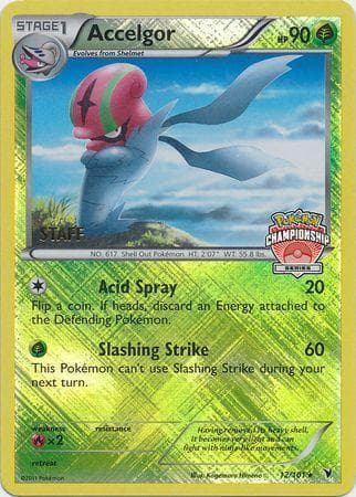 Carta Accelgor - STAFF do set Promos — Pokémon TCG | Bynx