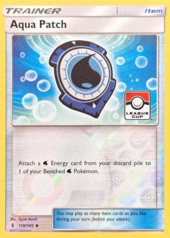 Carta Aqua Patch (League Cup) do set Promos — Pokémon TCG | Bynx