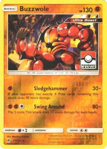 Carta Buzzwole (Pokémon League) do set Promos — Pokémon TCG | Bynx