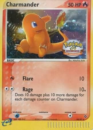 Carta Charmander - 2004 City Championships do set Promos — Pokémon TCG | Bynx