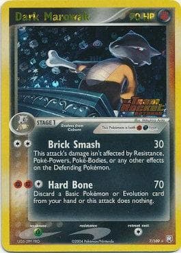 Carta Dark Marowak - TRR do set Promos — Pokémon TCG | Bynx
