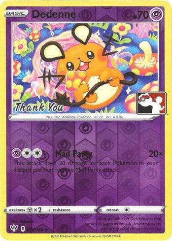 Carta Dedenne (Thank You) do set Promos — Pokémon TCG | Bynx
