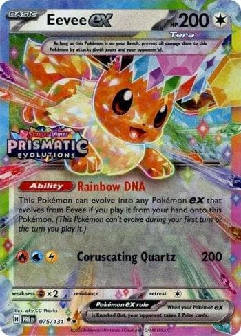 Eevee ex (Prismatic Evolutions Stamp) — Promos