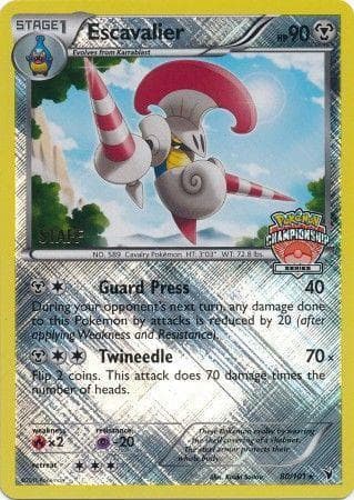 Carta Escavalier - STAFF do set Promos — Pokémon TCG | Bynx