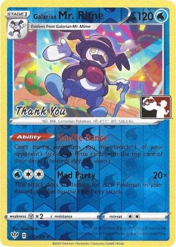 Carta Galarian Mr. Rime (Thank You) do set Promos — Pokémon TCG | Bynx