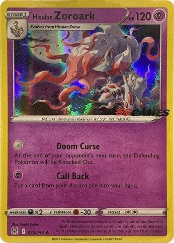 Hisuian Zoroark (EB Games Exclusive) — Promos