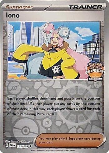 Carta Iono (Regional Championships) do set Promos — Pokémon TCG | Bynx