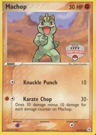 Carta Machop - City Championships do set Promos — Pokémon TCG | Bynx