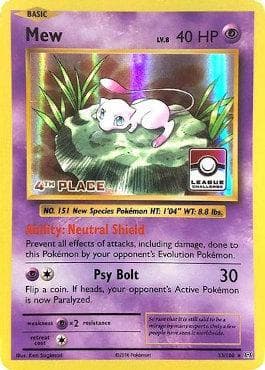 Carta Mew - 4th Place do set Promos — Pokémon TCG | Bynx