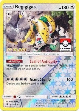 Carta Regigigas - 1st Place do set Promos — Pokémon TCG | Bynx