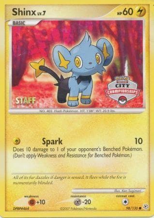Carta Shinx - STAFF do set Promos — Pokémon TCG | Bynx