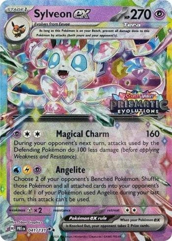 Sylveon ex (Prismatic Evolutions Stamp) — Promos