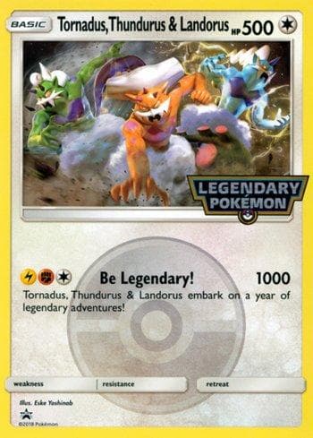 Carta Tornadus, Thundurus and Landorus (Oversize) (2018-O/∞) do set Promos — Pokémon TCG | Bynx