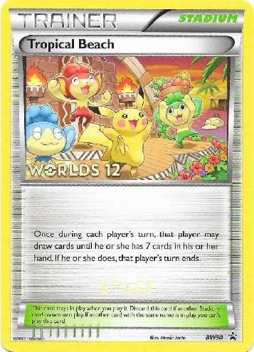 Carta Tropical Beach - STAFF do set Promos — Pokémon TCG | Bynx