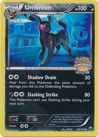 Umbreon - STAFF Regional Championships — Promos