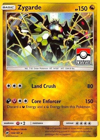 Carta Zygarde (Pokemon League) do set Promos — Pokémon TCG | Bynx