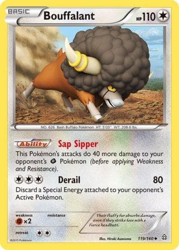 Carta Bouffalant (119/160) do set Conflito Primitivo — Pokémon TCG | Bynx