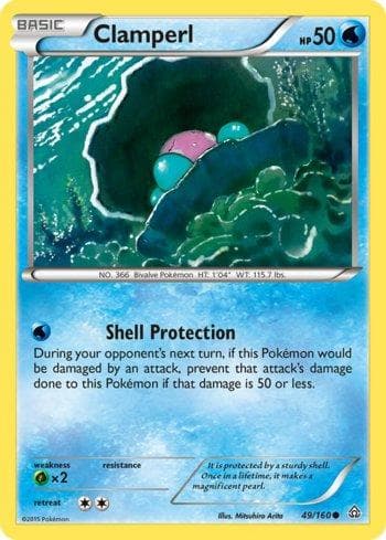 Carta Clamperl (49/160) do set Conflito Primitivo — Pokémon TCG | Bynx