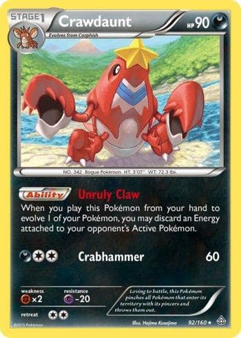 Crawdaunt (92/160) — Conflito Primitivo