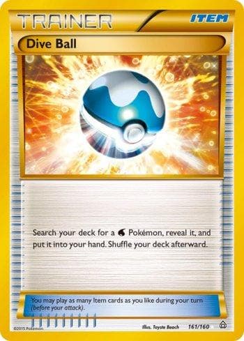Carta Dive Ball (161/160) do set Conflito Primitivo — Pokémon TCG | Bynx