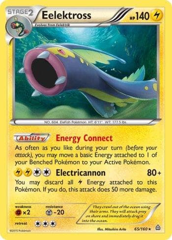 Carta Eelektross (65/160) do set Conflito Primitivo — Pokémon TCG | Bynx