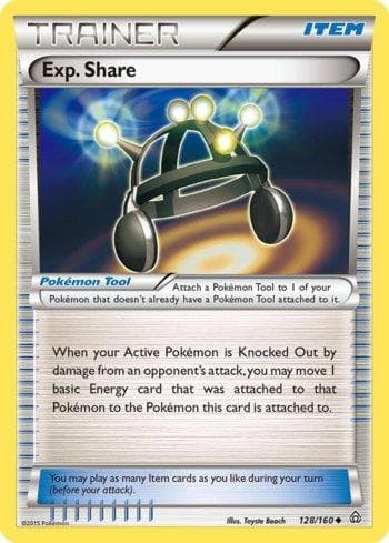 Carta Exp. Share (128/160) do set Conflito Primitivo — Pokémon TCG | Bynx