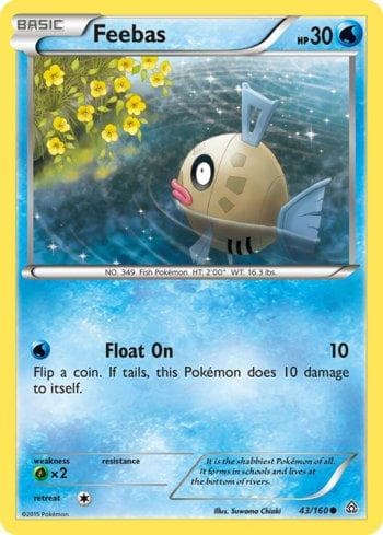 Carta Feebas (43/160) do set Conflito Primitivo — Pokémon TCG | Bynx