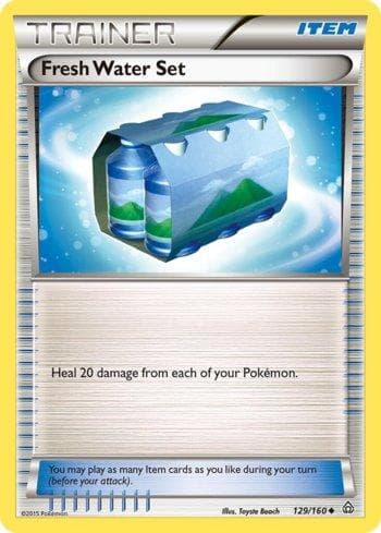 Carta Fresh Water Set (129/160) do set Conflito Primitivo — Pokémon TCG | Bynx