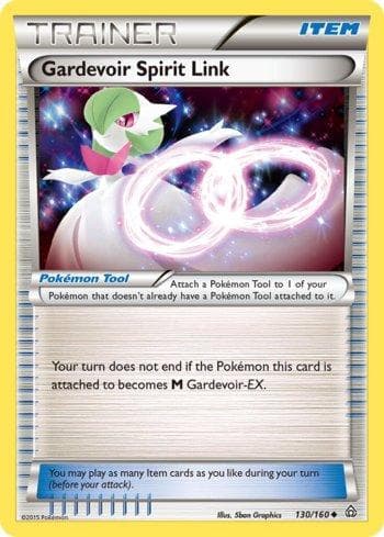 Carta Gardevoir Spirit Link (130/160) do set Conflito Primitivo — Pokémon TCG | Bynx