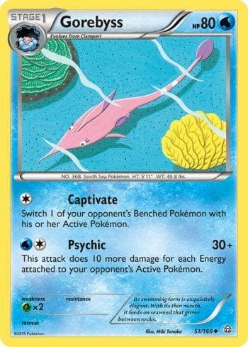 Carta Gorebyss (51/160) do set Conflito Primitivo — Pokémon TCG | Bynx