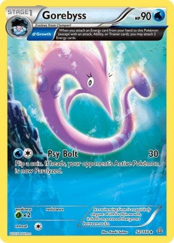 Carta Gorebyss (52/160) do set Conflito Primitivo — Pokémon TCG | Bynx
