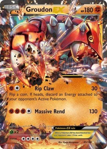 Groudon-EX (85/160) — Conflito Primitivo