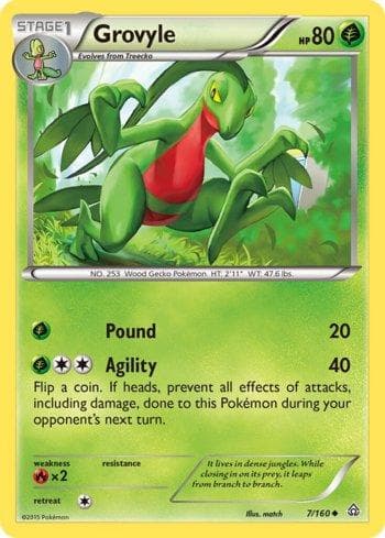 Grovyle (7/160) — Conflito Primitivo