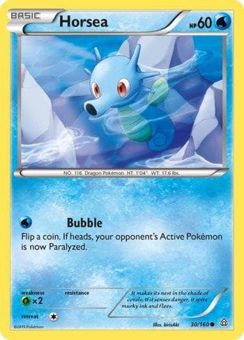 Carta Horsea (30/160) do set Conflito Primitivo — Pokémon TCG | Bynx