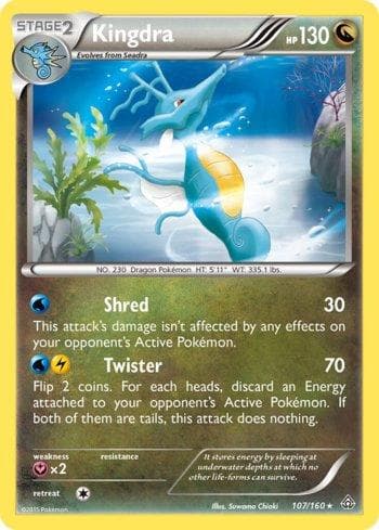 Carta Kingdra (107/160) do set Conflito Primitivo — Pokémon TCG | Bynx