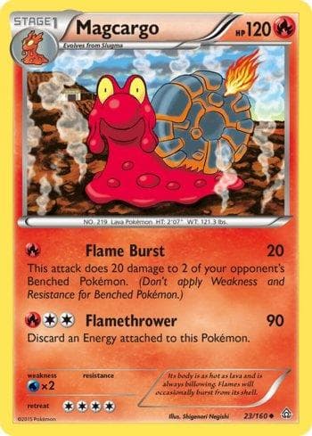 Carta Magcargo (23/160) do set Conflito Primitivo — Pokémon TCG | Bynx