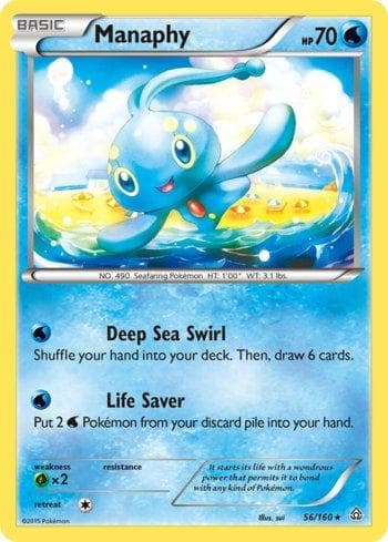 Carta Manaphy (56/160) do set Conflito Primitivo — Pokémon TCG | Bynx