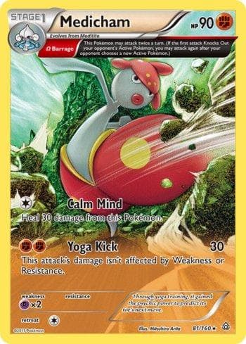 Carta Medicham (81/160) do set Conflito Primitivo — Pokémon TCG | Bynx
